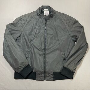 VINTAGE Scotts Grey LTD Bomber/Biker Jacket - Mens Small